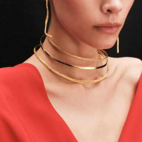 SOLAR FLARE Choker Χρυσό 18Κ