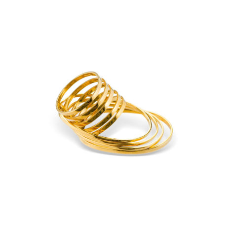 FULL MOON Chevalier Ring Gold 18K
