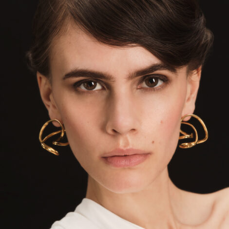 ANDROMEDA Earrings small Gold 18K