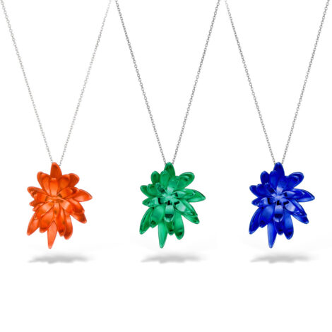 WILDFLOWER with 24 petals Colour Pendant